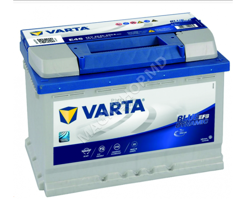 Acumulator АКБ VARTA 72 Ah EFB jap Blue Dyn. (N72)